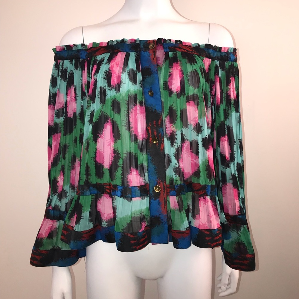 KENZO FOR H&M LEOPARD TOP SIZE 4